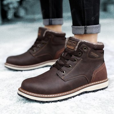 Fashion Men Winter Snow Boots Warm Boots Snow Work Shoes Outdoor Snow Boots